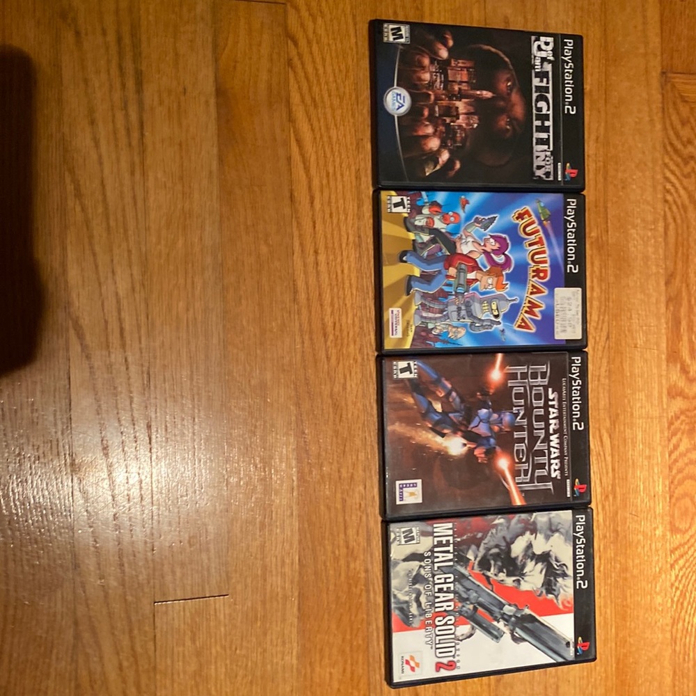 Def Jam , Futurama, Star Wars Bounty Hunter, Metal Gear